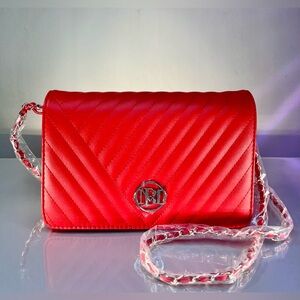 BADGLEY MISCHKA Large Quilted Crossbody Bag